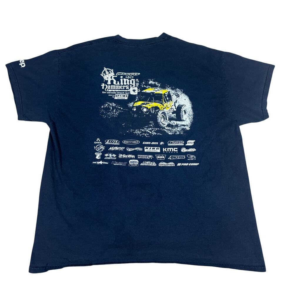 y2k style Off road racing affliction emo grunge skater style tshirt XL indie